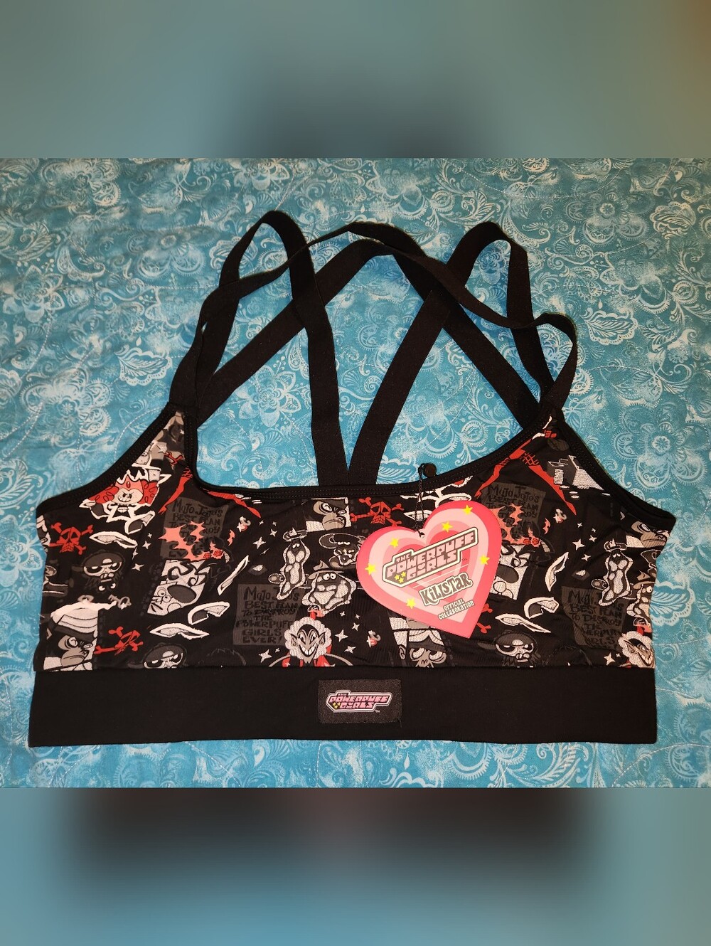 Lg Killstar PPG Collab "We Want To Fight" Strappy Bralet Powerpuff Girls NWT - Picture 2 of 6